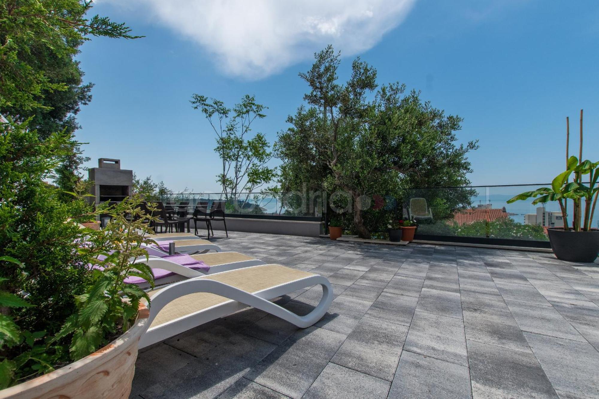 מאקרסקה Seashell - Luxury Seaview Apartments מראה חיצוני תמונה